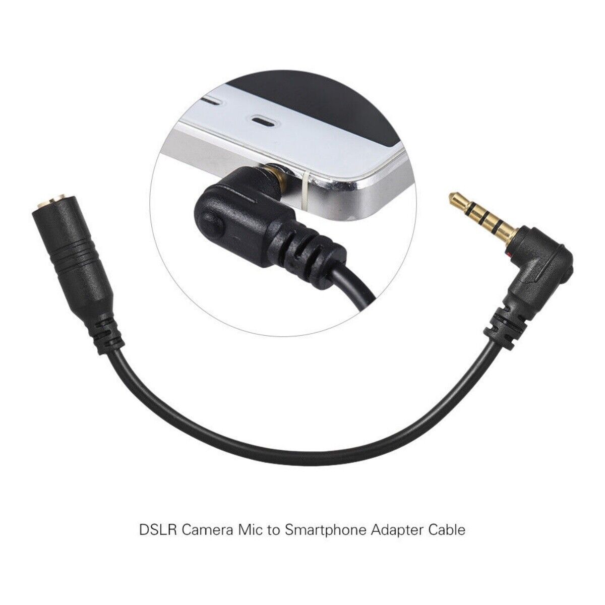 DJ Mic Adapter Cable for iPhone & Android