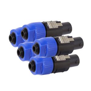 6pcs NL4FC to 1/4" Speaker Adapters
