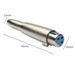 XLR Female to 1/4" Mono Jack Audio Cable