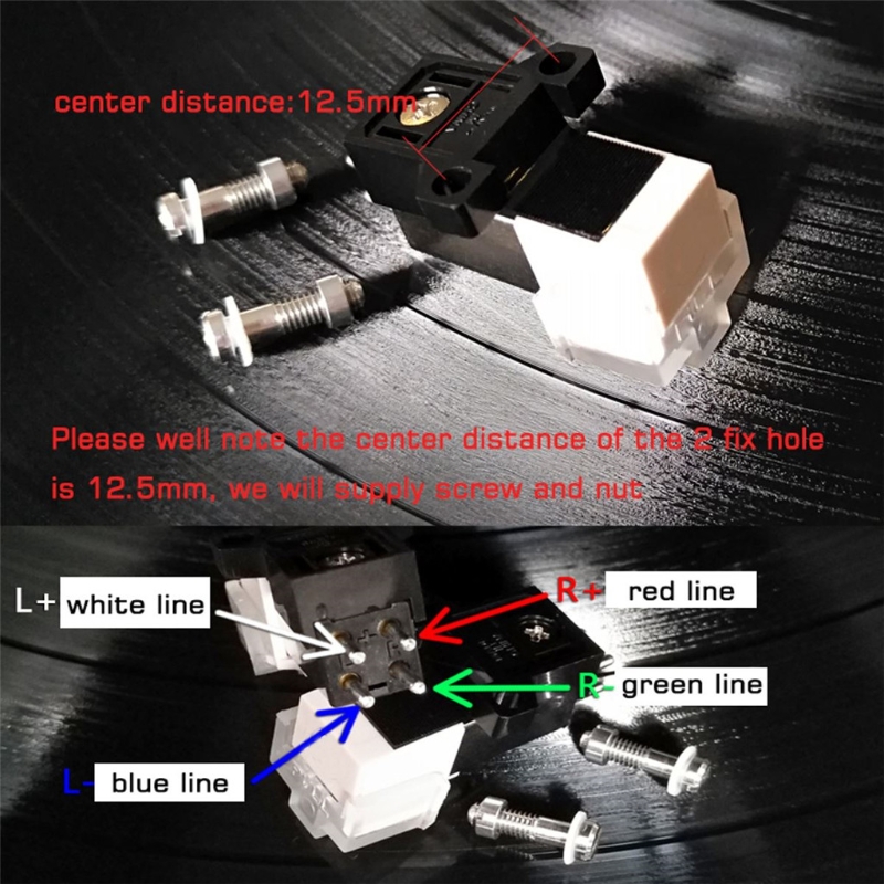 Dual Moving Magnetic Cartridge Stylus for Turntables