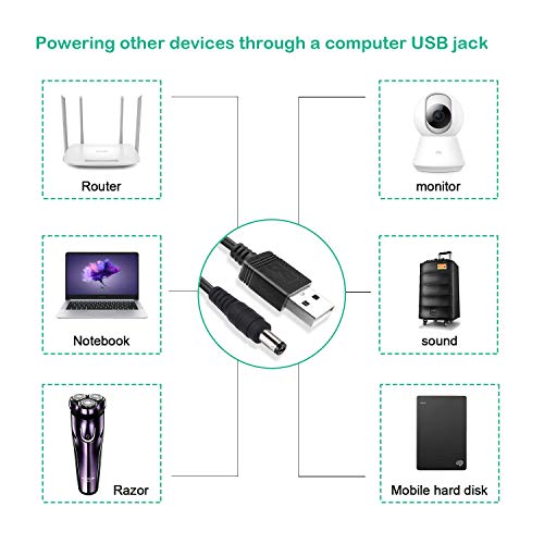 USB to DC Power Cable with 10 Connectors - DJ Equipment