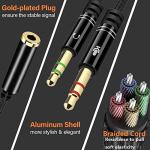 Headphone splitter for gaming headsets - Black