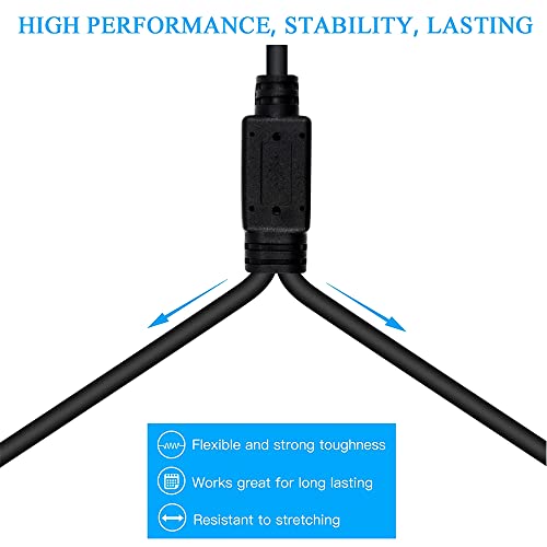 XLR Splitter Cable: 1 Female to 2 Male