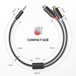 UGREEN 3.5mm to RCA Stereo Audio Adapter 20cm
