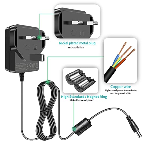 5V Power Adapter Cord for Electronics