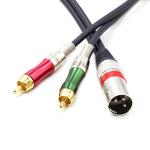 SiYear XLR to Dual RCA Y-Splitter Cable 4.5m