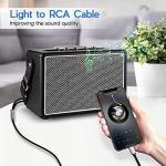 1M RCA Aux Cable for DJ Controller, Phone, Theater