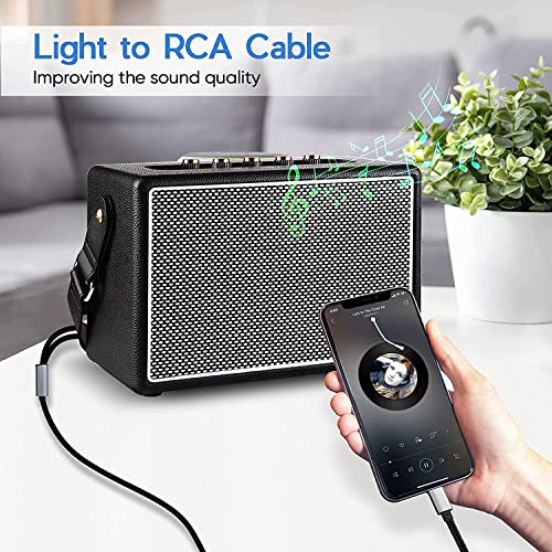 1M RCA Aux Cable for DJ Controller, Phone, Theater