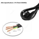 IEC C13 Power Supply Extension Cable - 1.5 to 10m