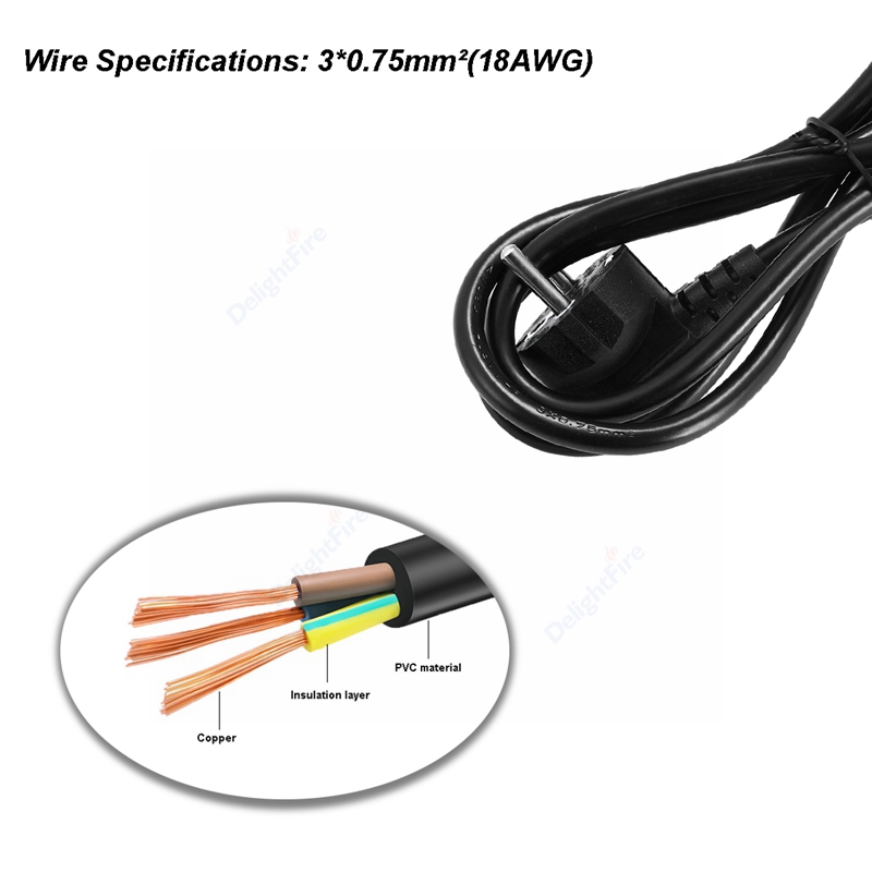 IEC C13 Power Supply Extension Cable - 1.5 to 10m