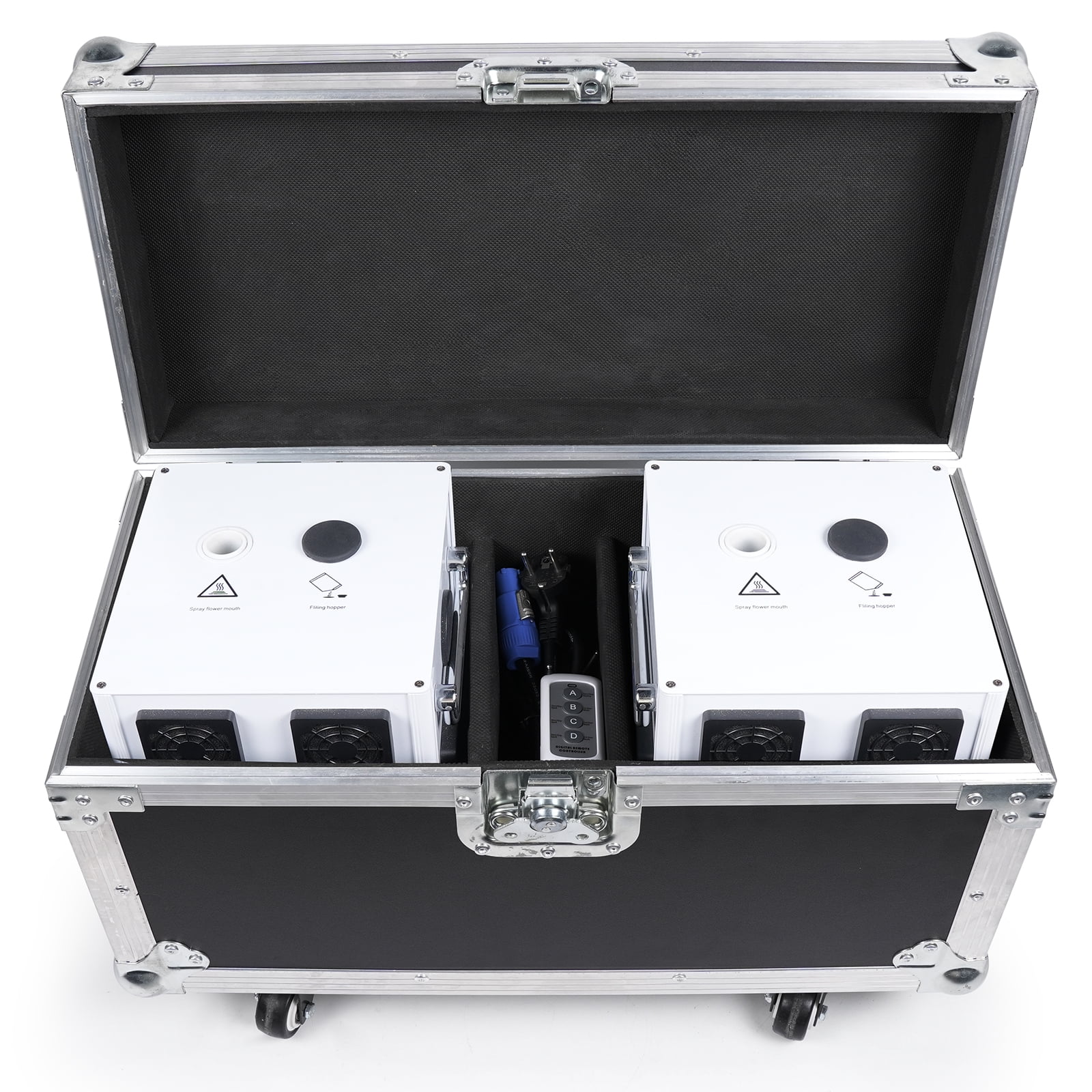 DJ Flight Case for 2 Cold Spark Firework Machines