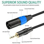 3.5mm to XLR Cable Adapter - 6.6ft