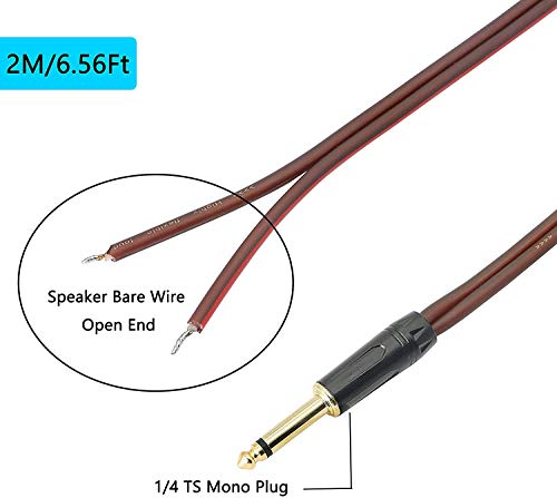 Gold-Plated Audio Cable for DJ Speakers