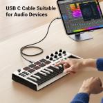 USB B to USB C Printer Cable