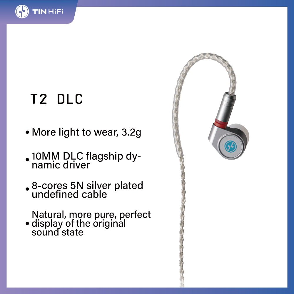 TINHIFI T2 EVO DJ Earphone Metal Headphone