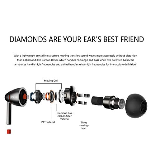 Quad Driver Hi-Res In-Ear Headphones - Silver/Gray