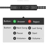 HD Sports Earphone with Microphone - 3.5mm Stereo