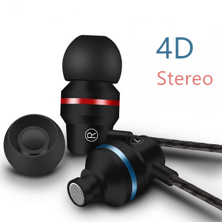 HD Sports Earphone with Microphone - 3.5mm Stereo