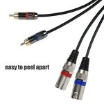 1.5m XLR to RCA Audio Patch Cable