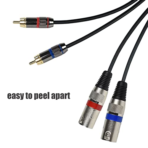 1.5m XLR to RCA Audio Patch Cable