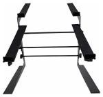 Rockville Dual Shelf DJ Stand for Midi Keyboard/Laptop