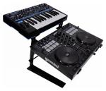 Rockville Dual Shelf DJ Stand for Midi Keyboard/Laptop