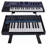 Rockville Dual Shelf DJ Stand for Midi Keyboard/Laptop