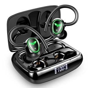 Wireless Sport Earbuds with Dual Mic & Deep Bass