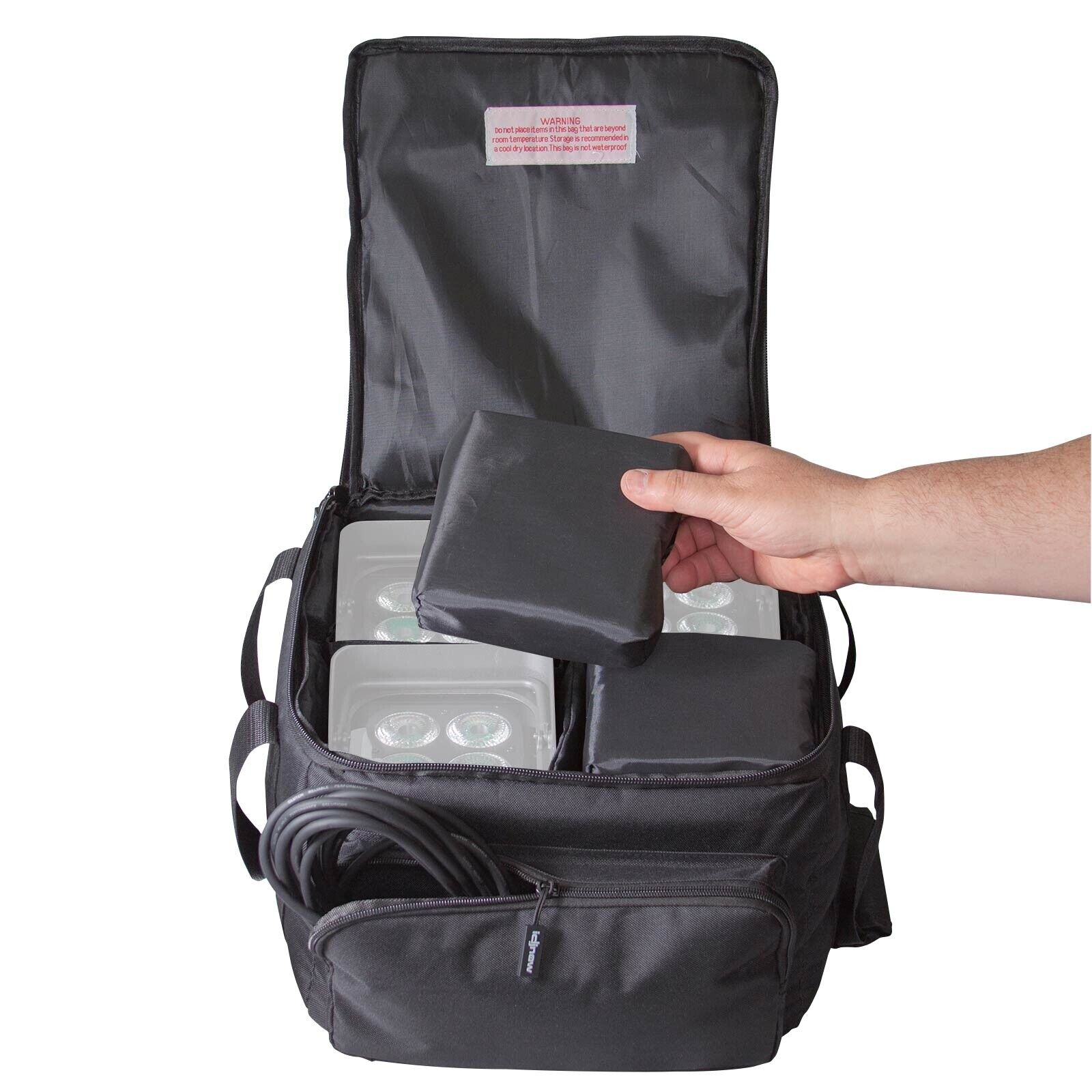 DJ Lighting with Freedom Par and Travel Bag