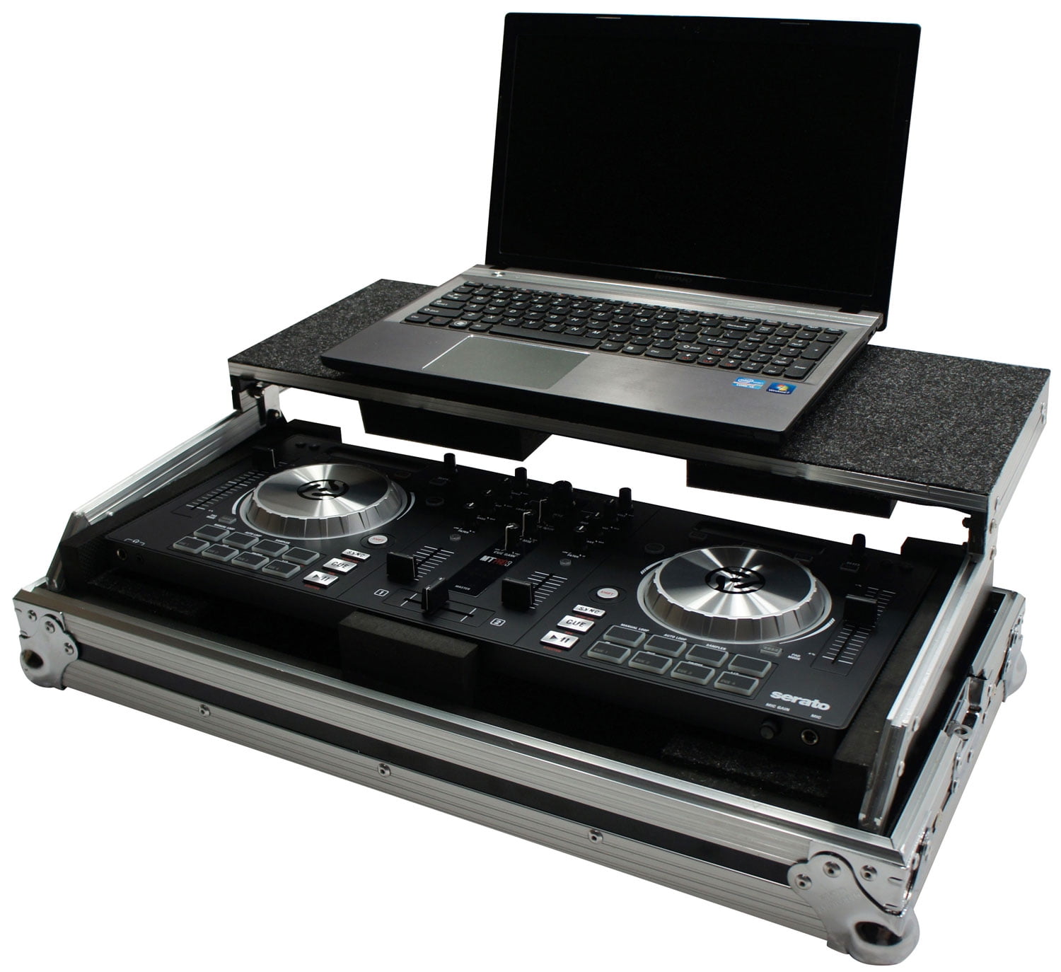 Numark Mixtrack 3 DJ Case with Laptop Stand