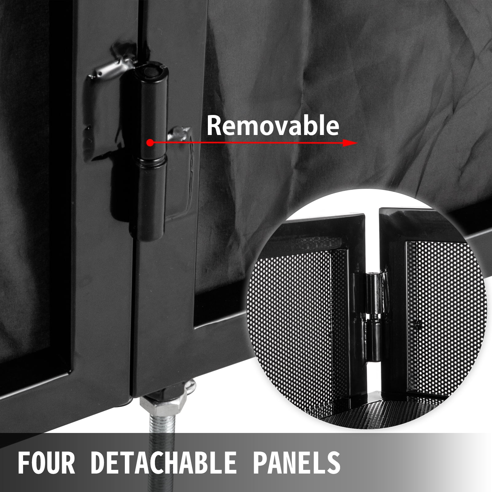 VEVOR DJ Event Booth with Scrim!