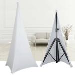 Double-Sided White Speaker Stand Scrims for DJs