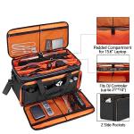 Large DJ Cable Bag with Padded Compartment