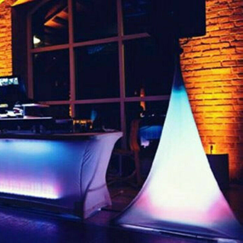 Double-Sided White Speaker Stand Scrims for DJs