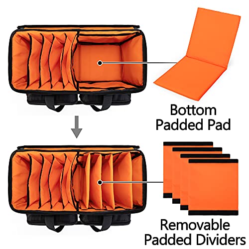 Detachable Dividers DJ Travel Bag for Gear