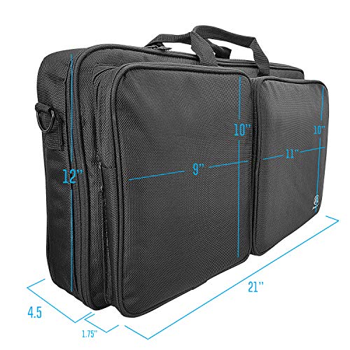 Compact AxcessAbles DJ Controller Case for Pioneer DDJ-REV1/DDJ 400