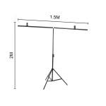 Adjustable T-Bar DJ Lighting Stand