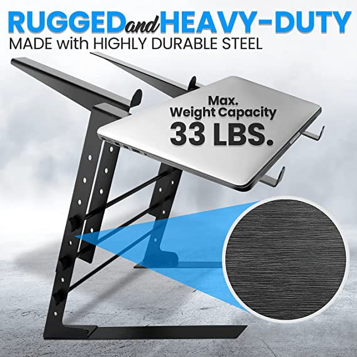 Adjustable Laptop Stand for DJ's by Pyle