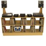 DJ Stand with CDJs, 1210s, Mixer, Stands