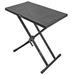AxcessAbles Double-X DJ Table Stand with Media Tray