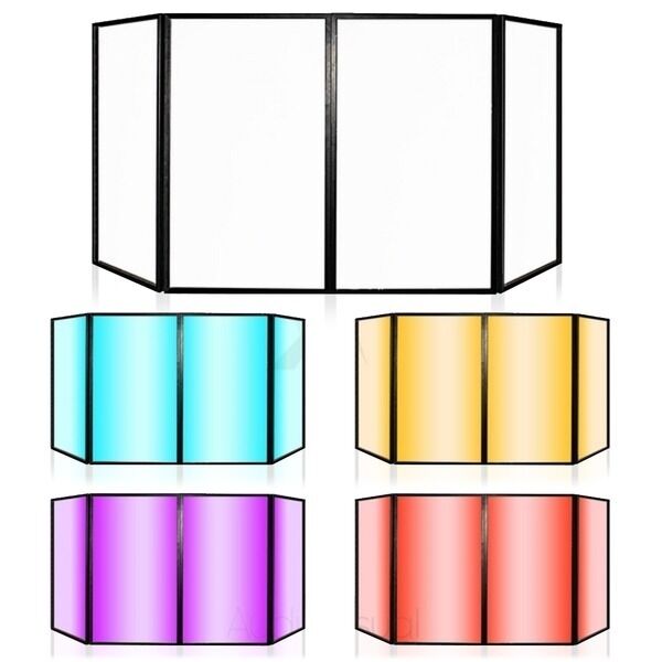 Foldable DJ Light Screen with 4 Panels