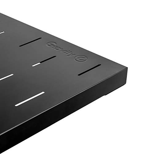 Gravity X-Form Double Keyboard Stand with Table Support