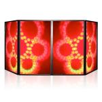 Foldable DJ Light Screen with 4 Panels