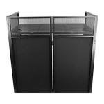 XL DJ event booth with built-in table