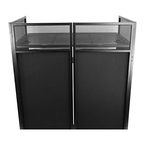 XL DJ event booth with built-in table