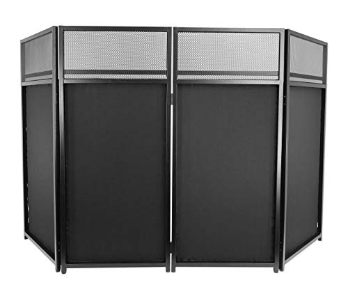 XL DJ event booth with built-in table