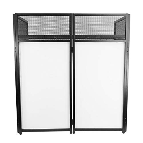 XL DJ event booth with built-in table