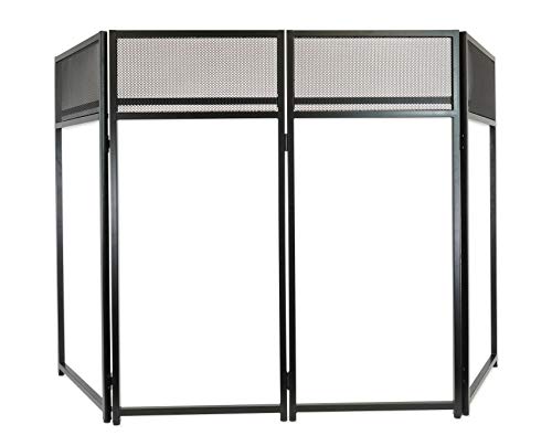 XL DJ event booth with built-in table