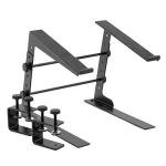 Adjustable Table Top DJ Laptop Stand - Black