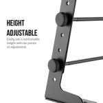 Adjustable Table Top DJ Laptop Stand - Black